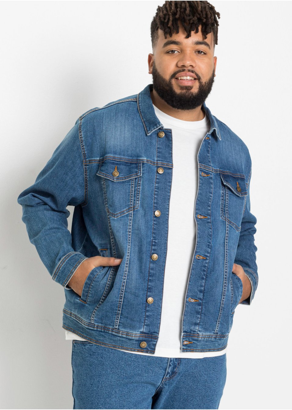 Veste en jean extensible