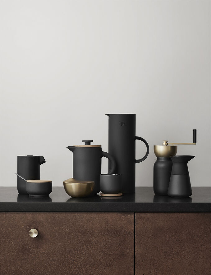 Stelton EM77 termokande 1 l, soft black Soft black