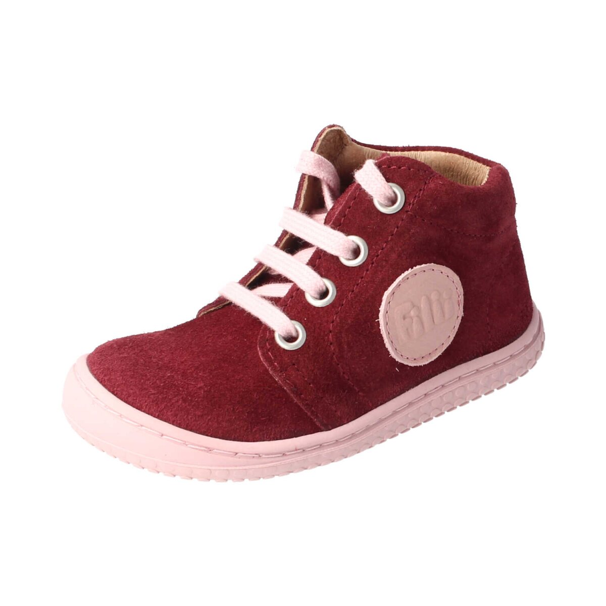 3011-1 rasberry GECK velours leather laces Weite/M