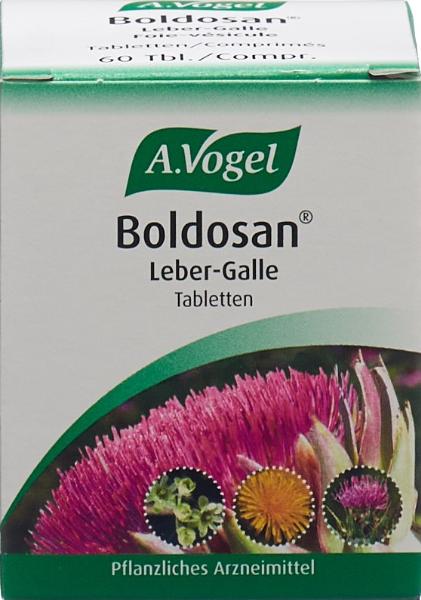 VOGEL Boldosan Leber-Galle Tabl Glas 60 Stk