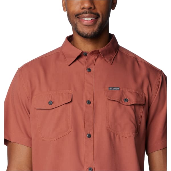 Chemise randonnée COLUMBIA UTILIZER II SOLID SHORT SLEEVE SHIRT AUBURN