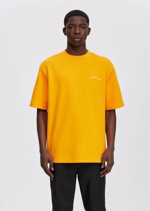 T-shirt met print garments oranje (ORA)