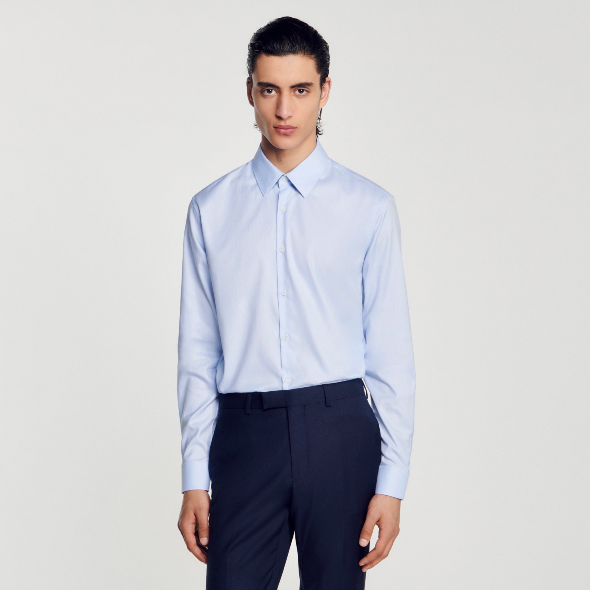 Chemise coupe classique en coton