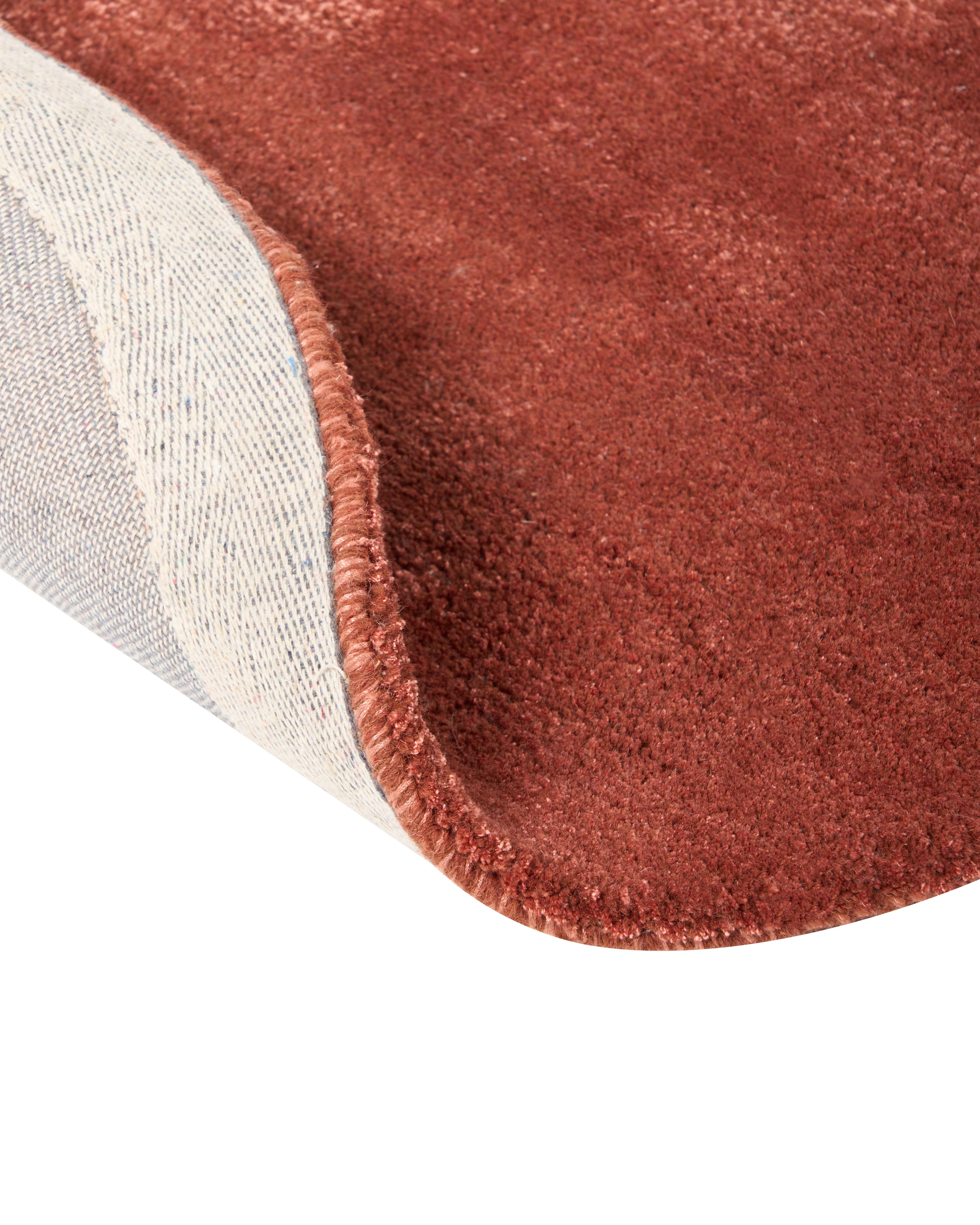 Vloerkleed TANDO Donkerrood 160 x 230 cm Viscose