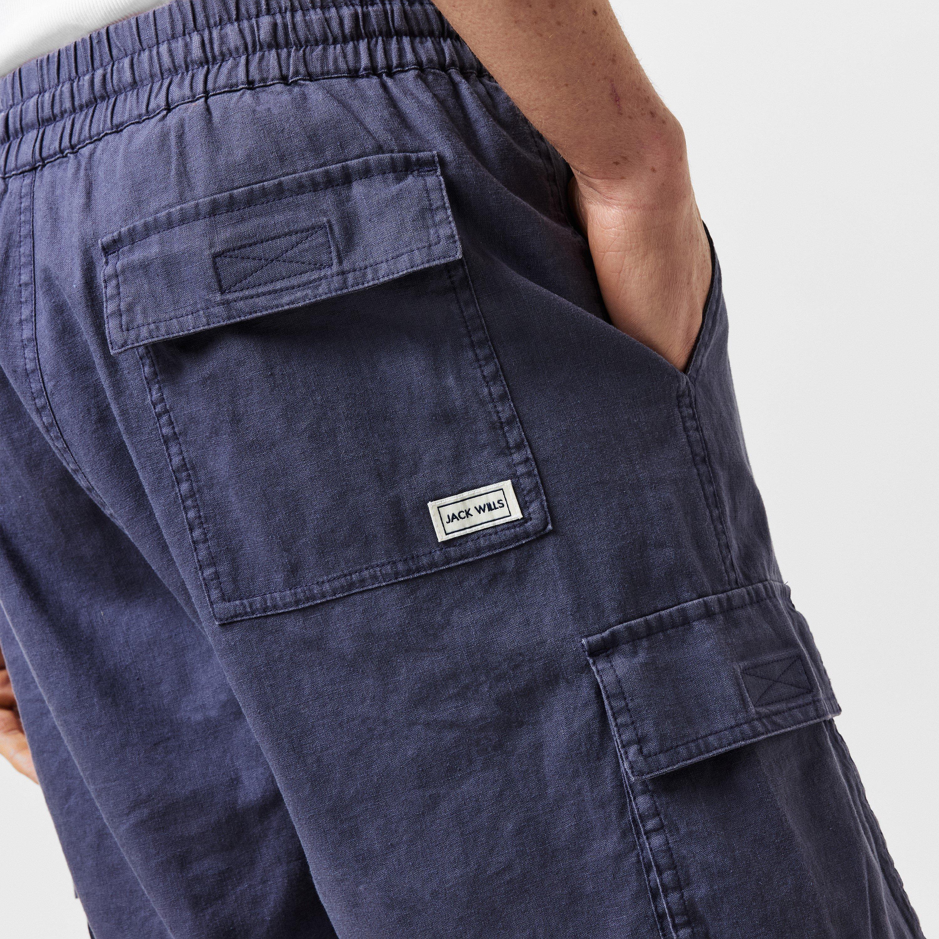 Jack Wills Linen Cargo Short