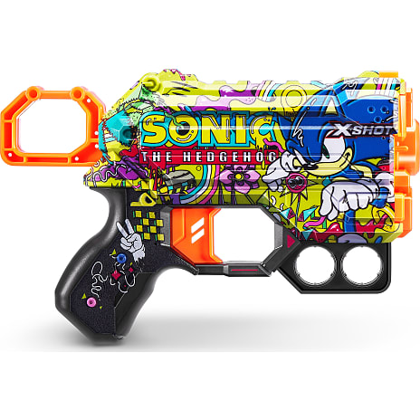 X-Shot Skins Menace Blaster - Mega Sonic Skin