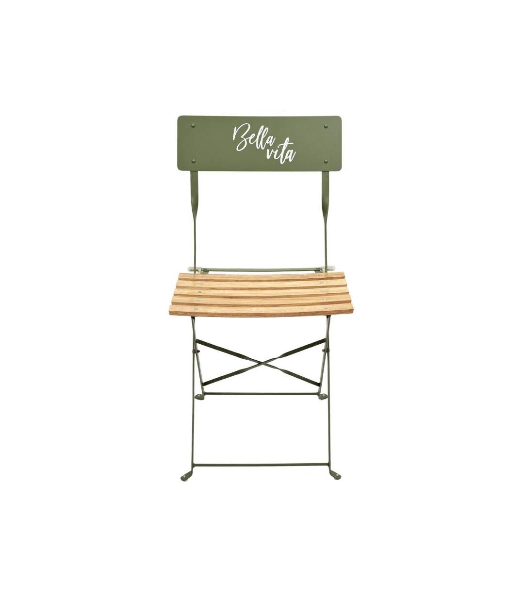 Paris Prix - Lot De 2 Chaises Pliantes bella Vita 81cm Kaki