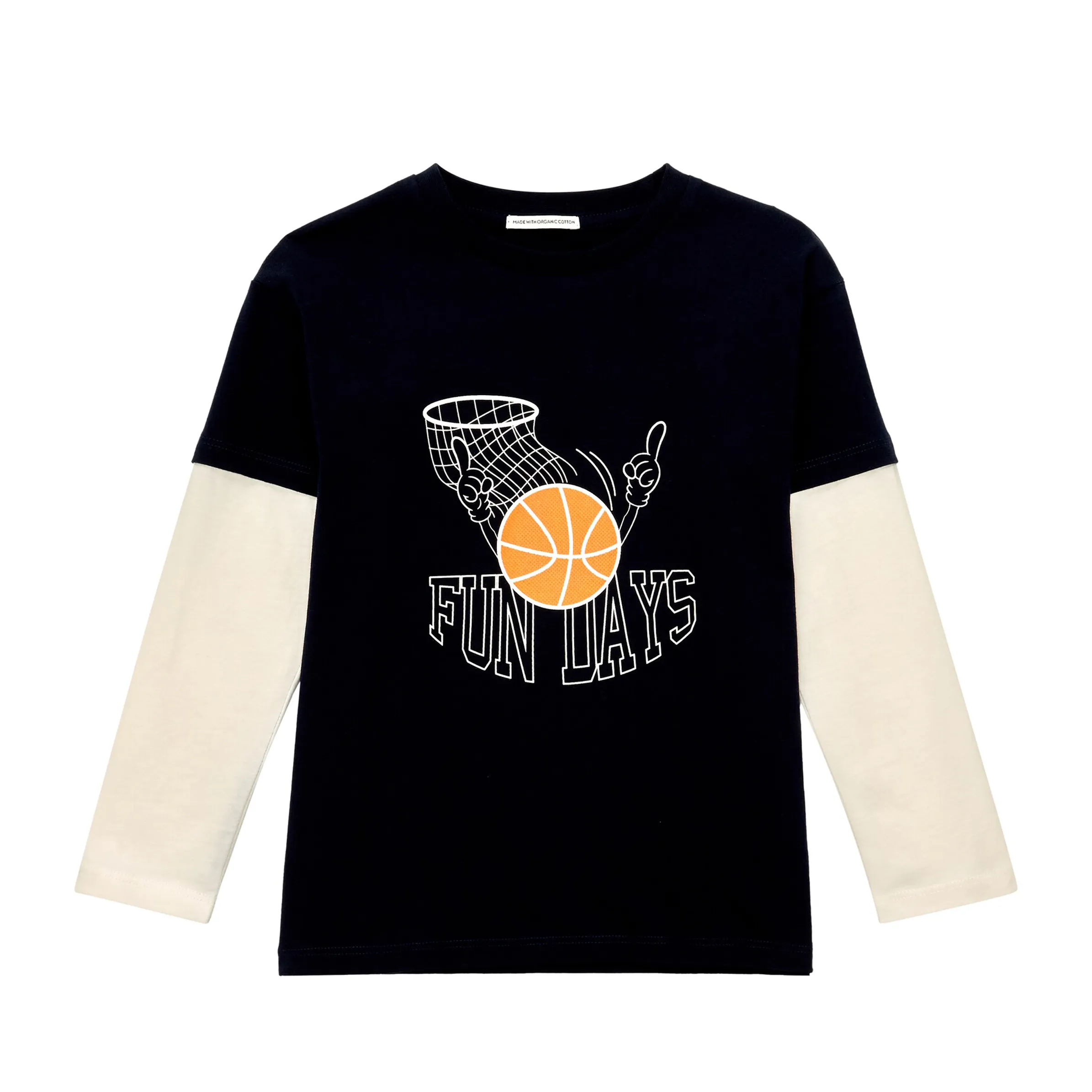 Jungen Langarmshirt mit Frontprint