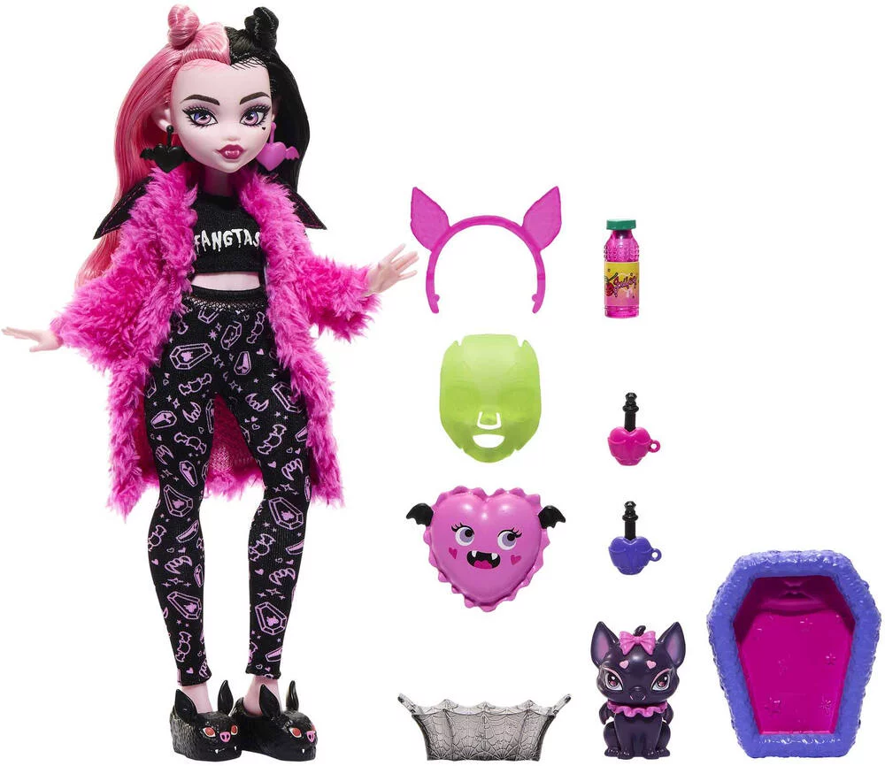 MONSTER HIGH - POUPEE DRACULAURA SOIREE PYJAMA