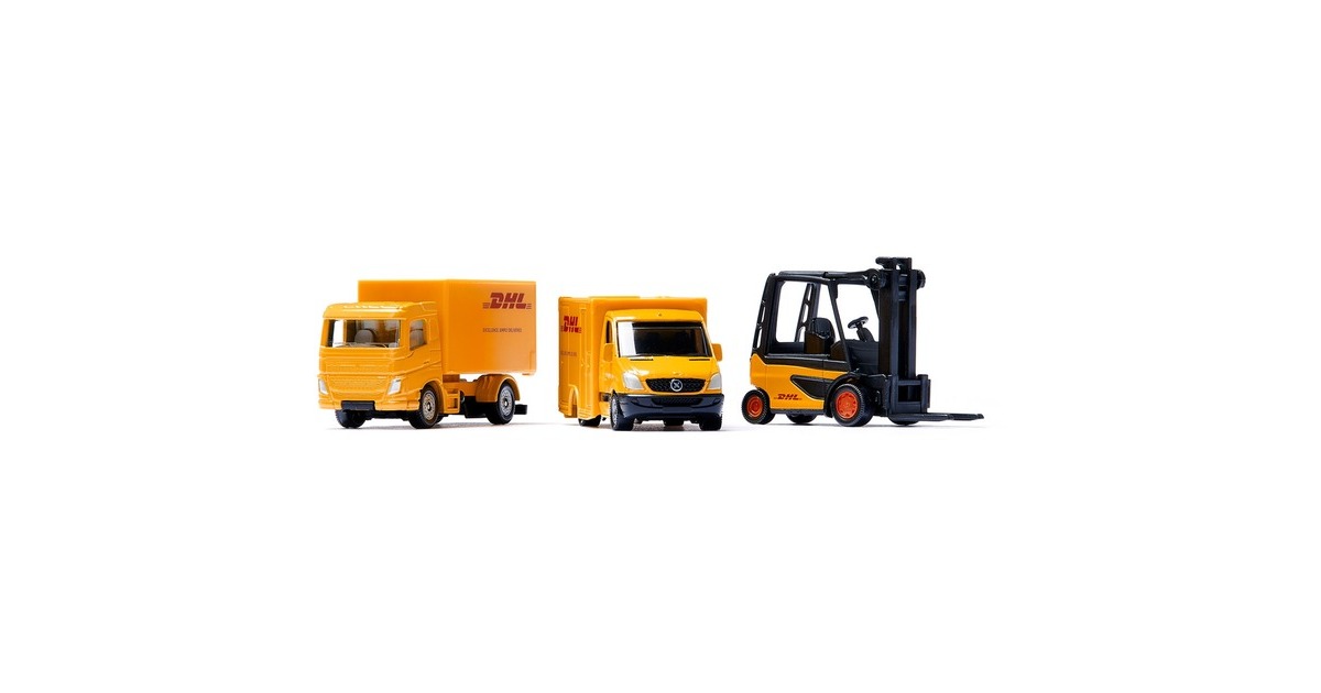 SIKUSuper - DHL Logistiek set Modelvoertuig