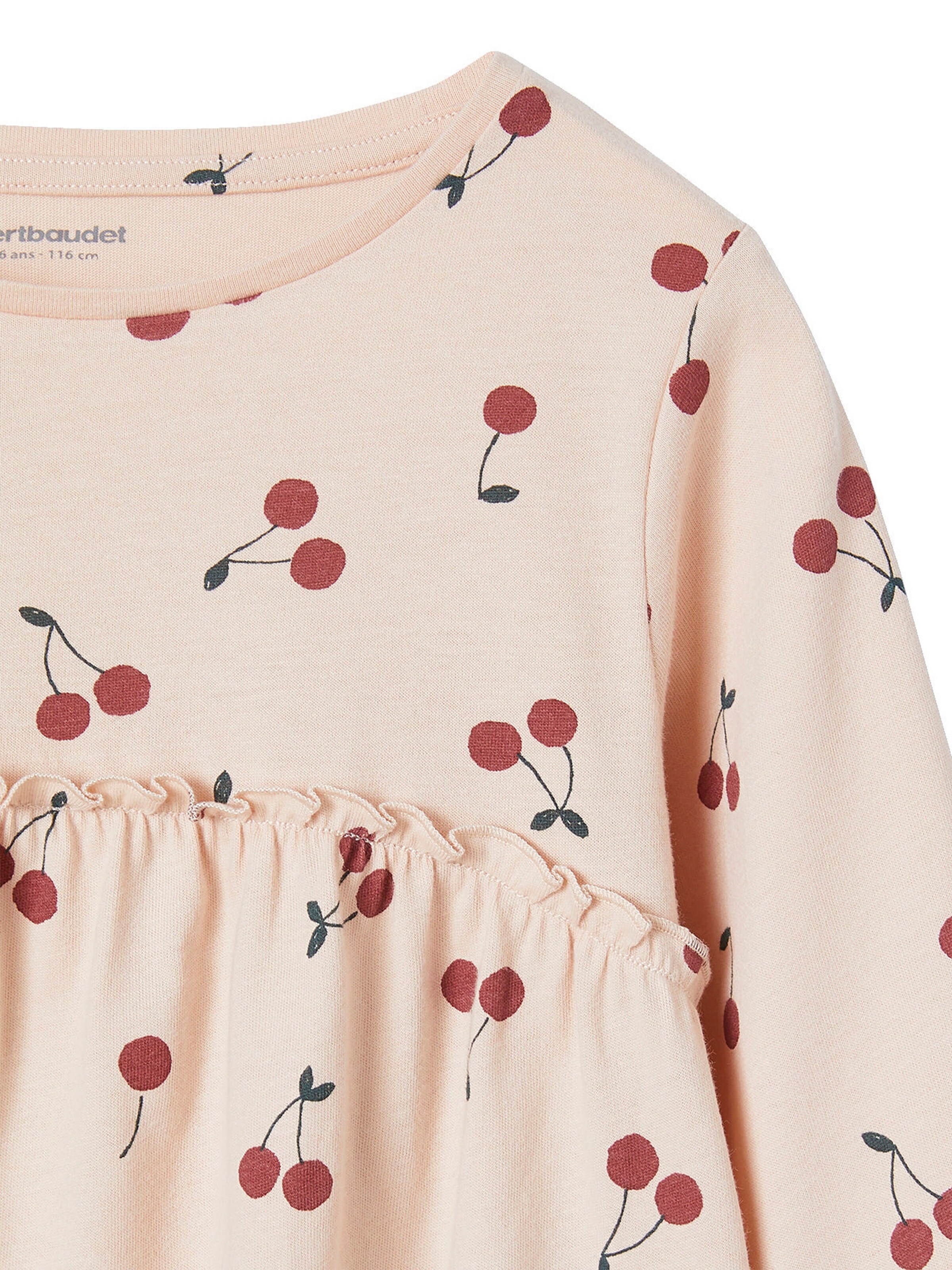 Vertbaudet Mädchen Blusenshirt mit Print pudrig rosa