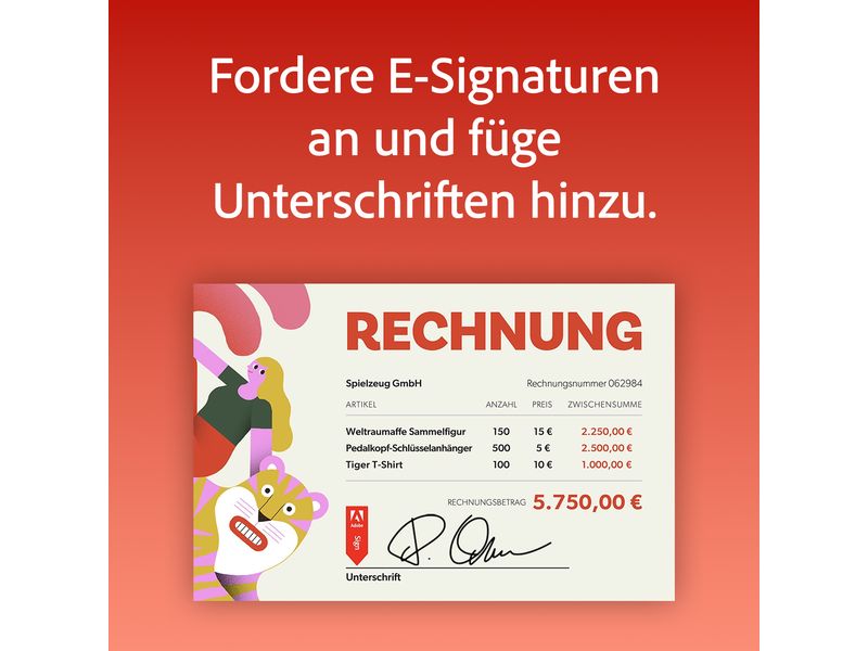 Adobe Acrobat Pro ESD, Subscription, 1 Jahr, WIN & MAC, ML Die zuverlässigste PDF-Lösung ist jetzt noch besser vernetzt