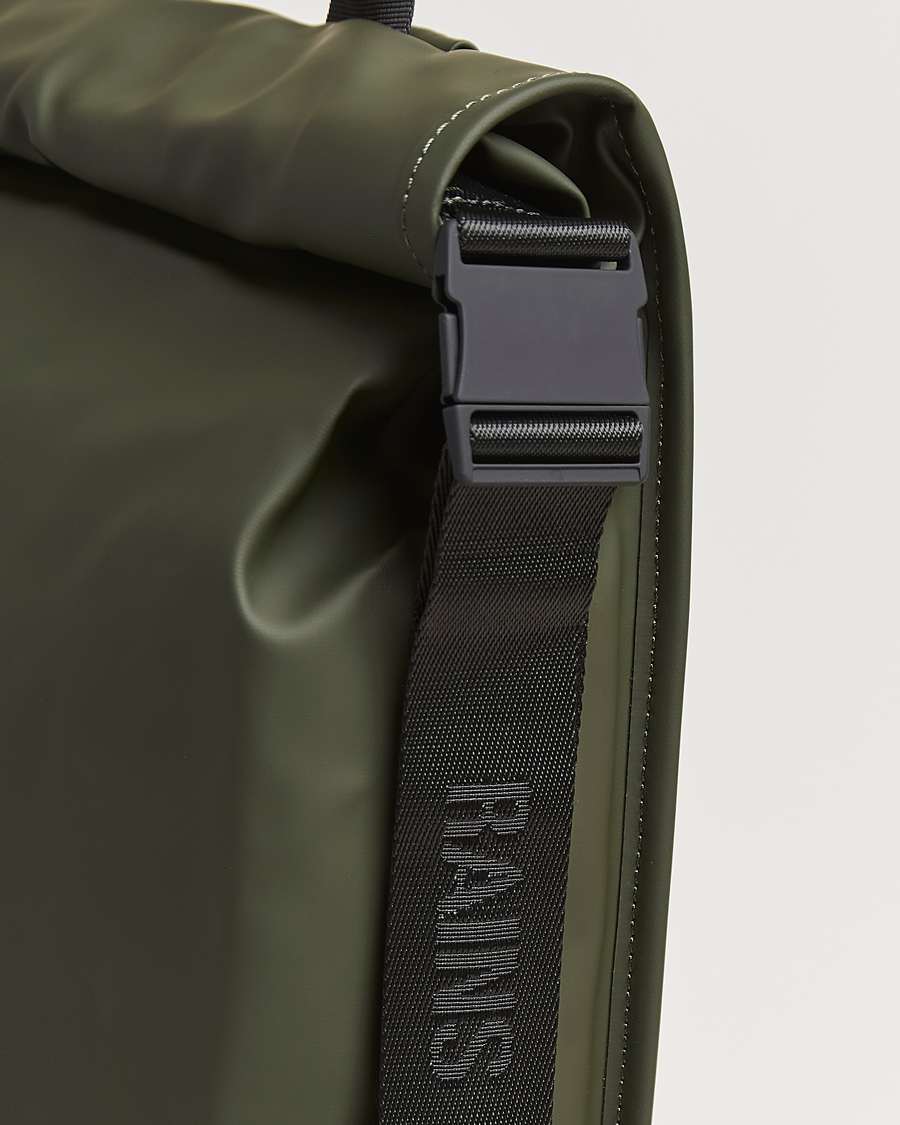 RAINS Trail Rolltop Backpack Green