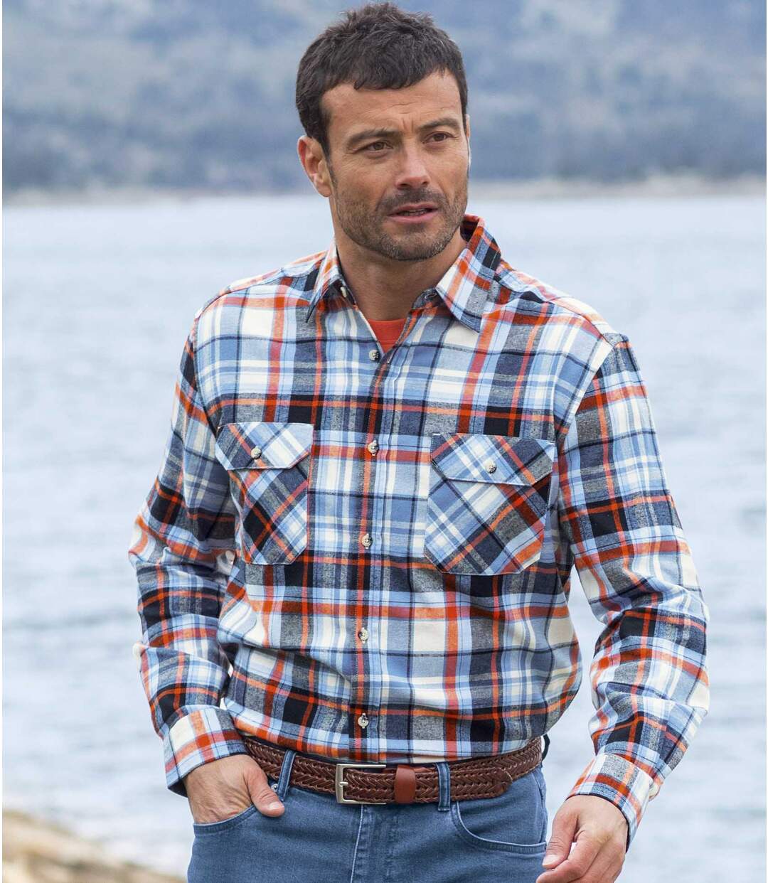 Chemise Flanelle à Carreaux Été Indien