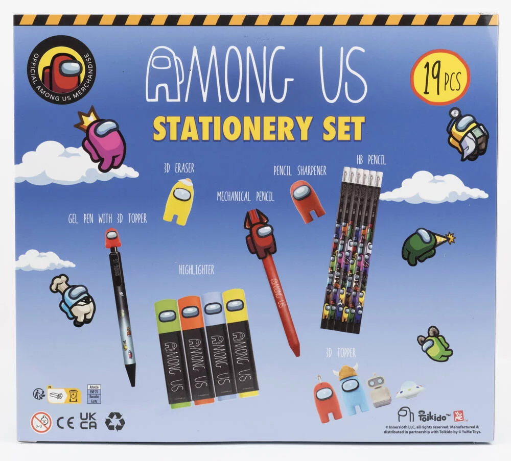AMONG US PAPETERIE FUN BOX