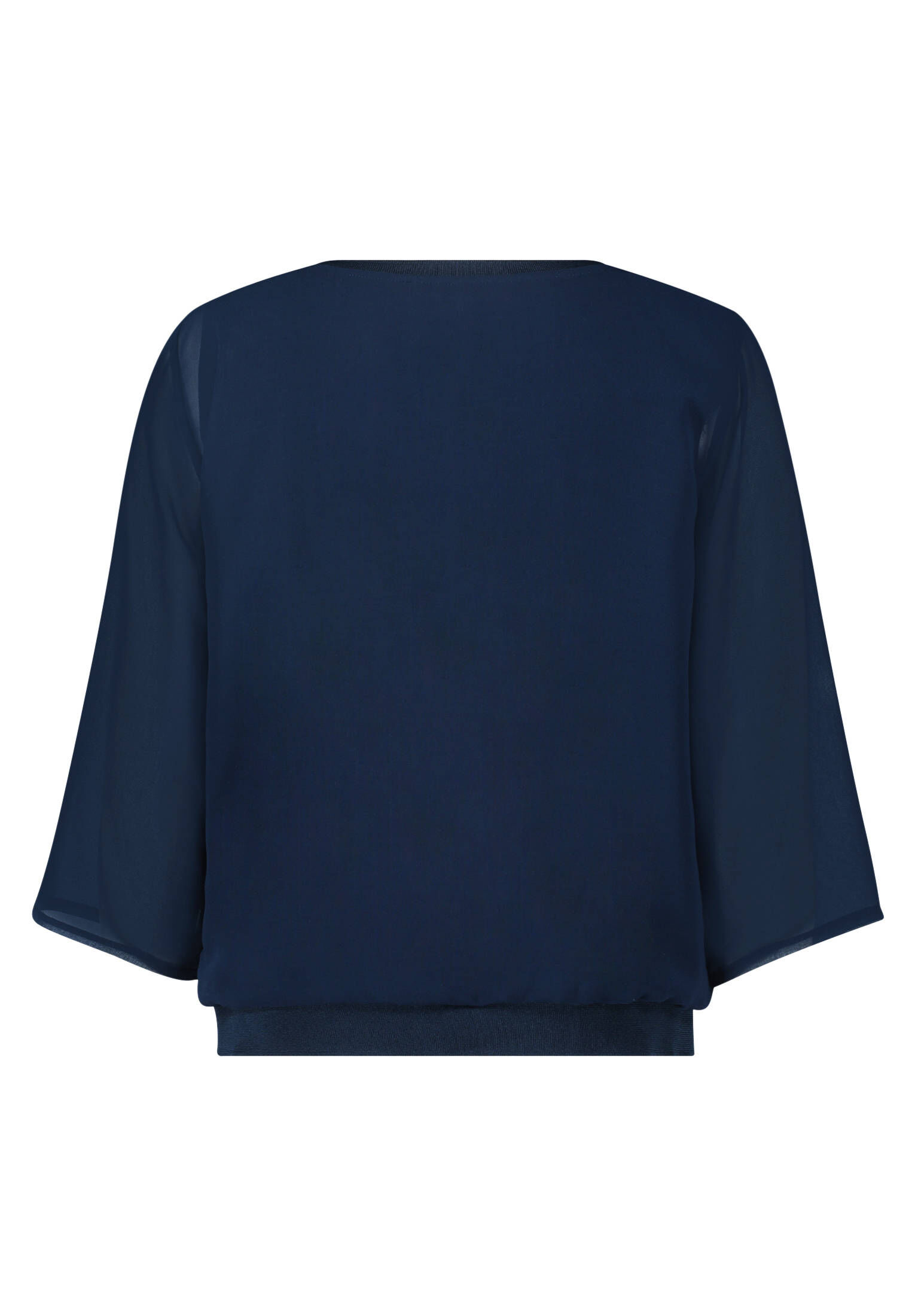 Betty & Co| Damen Blusenshirt mit Webbesatz