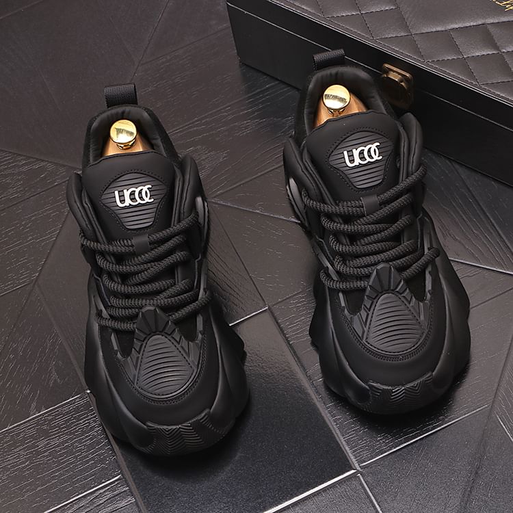 Mr Ozera - Platformsneakers met letters