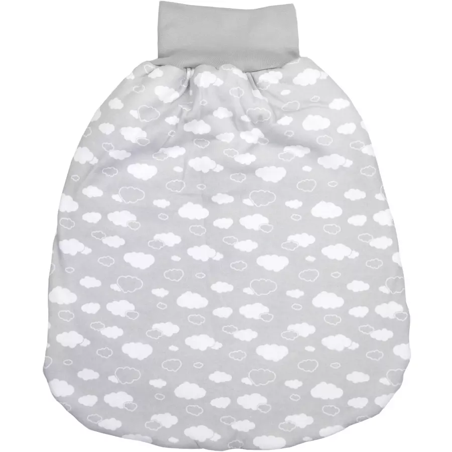 TupTam Baby Strampelsack mit breitem Bund Wattiert weiß Modell 3