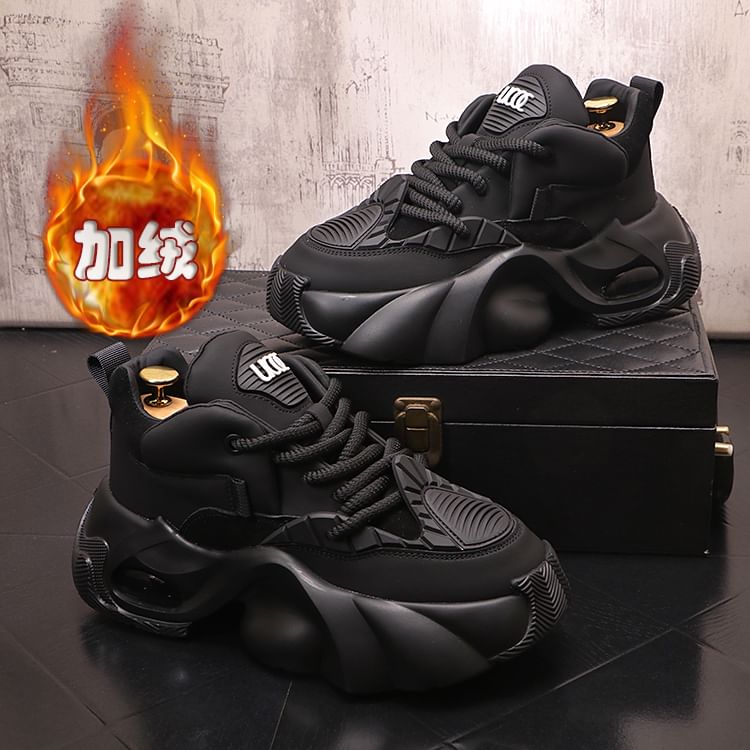 Mr Ozera - Platformsneakers met letters