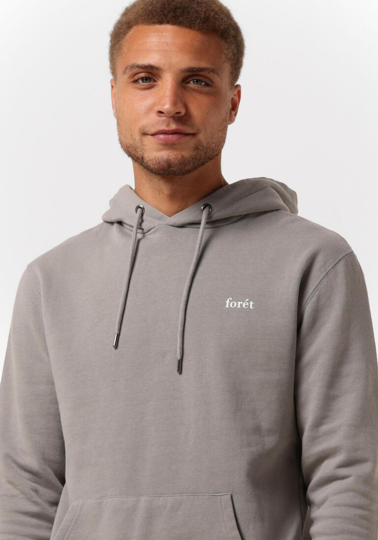 FOR\u00C9T lichtgrijze for&eacute;t trui deer hoodie