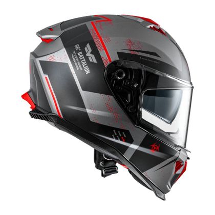 Casque Premier TYPHOON - BA 17 BM - Gris / Noir
