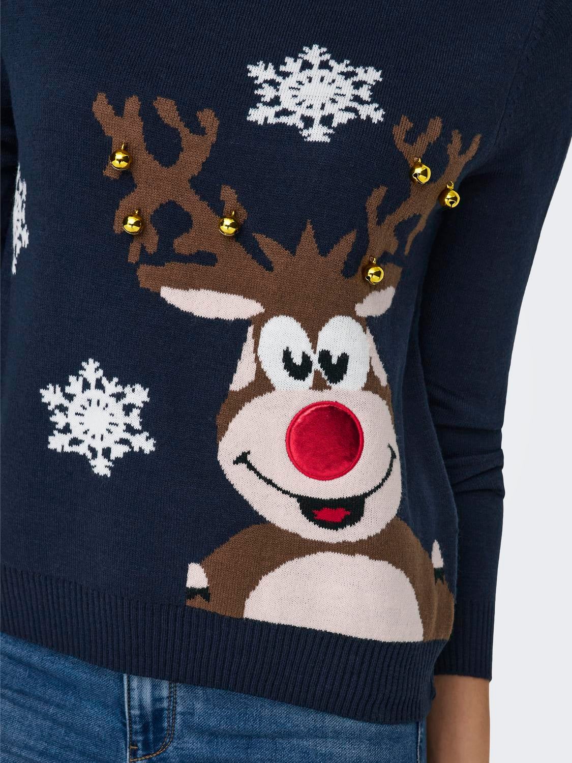 ONLXMAS Strickpullover Night Sky