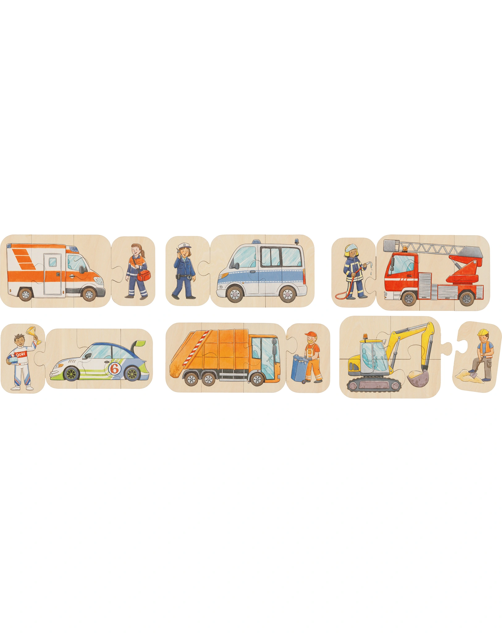 Puzzle FAHRZEUGE aus Holz