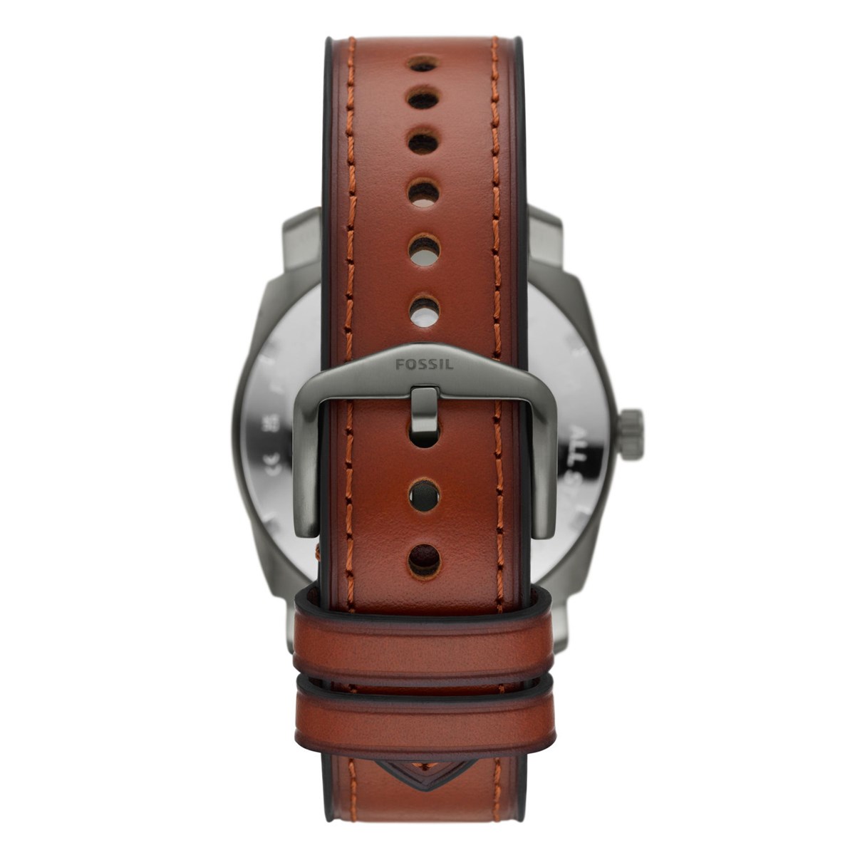 Montre Fossil Machine cuir brun