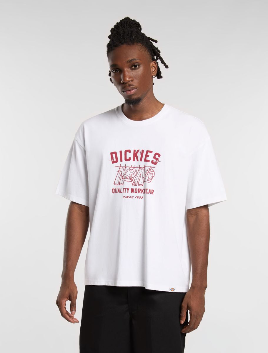 Dickies Laundry Boxy SS Tee White