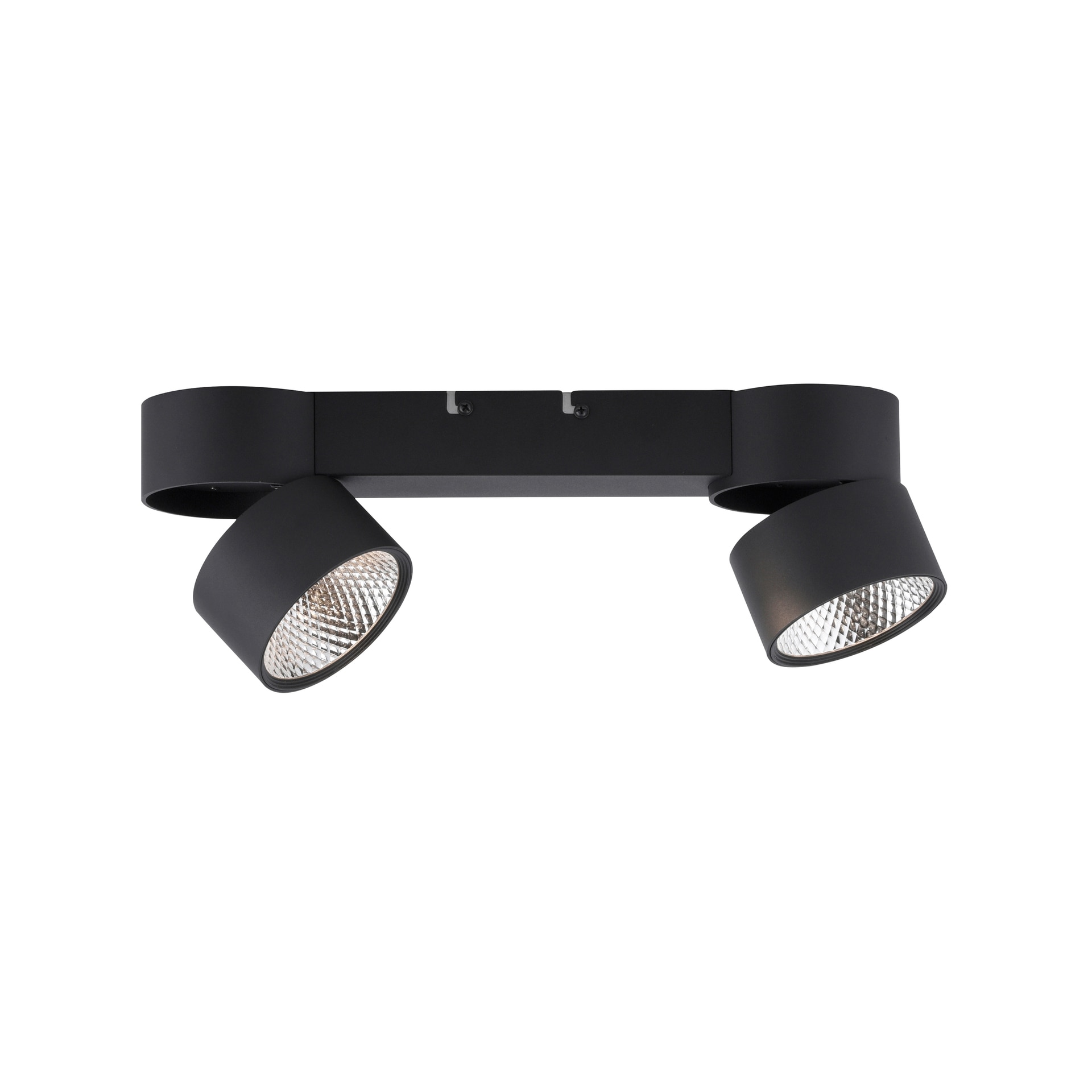 Paul Neuhaus LED Deckenlampe mit 2 Spots PURE-NOLA 49 cm schwarz