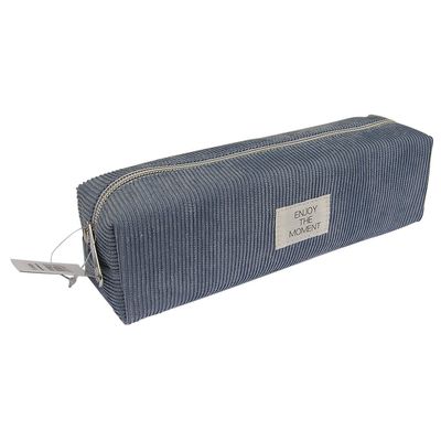 Trousse carrée Velvet - 1 compartiment - disponible dans différentes couleurs - Exacompta