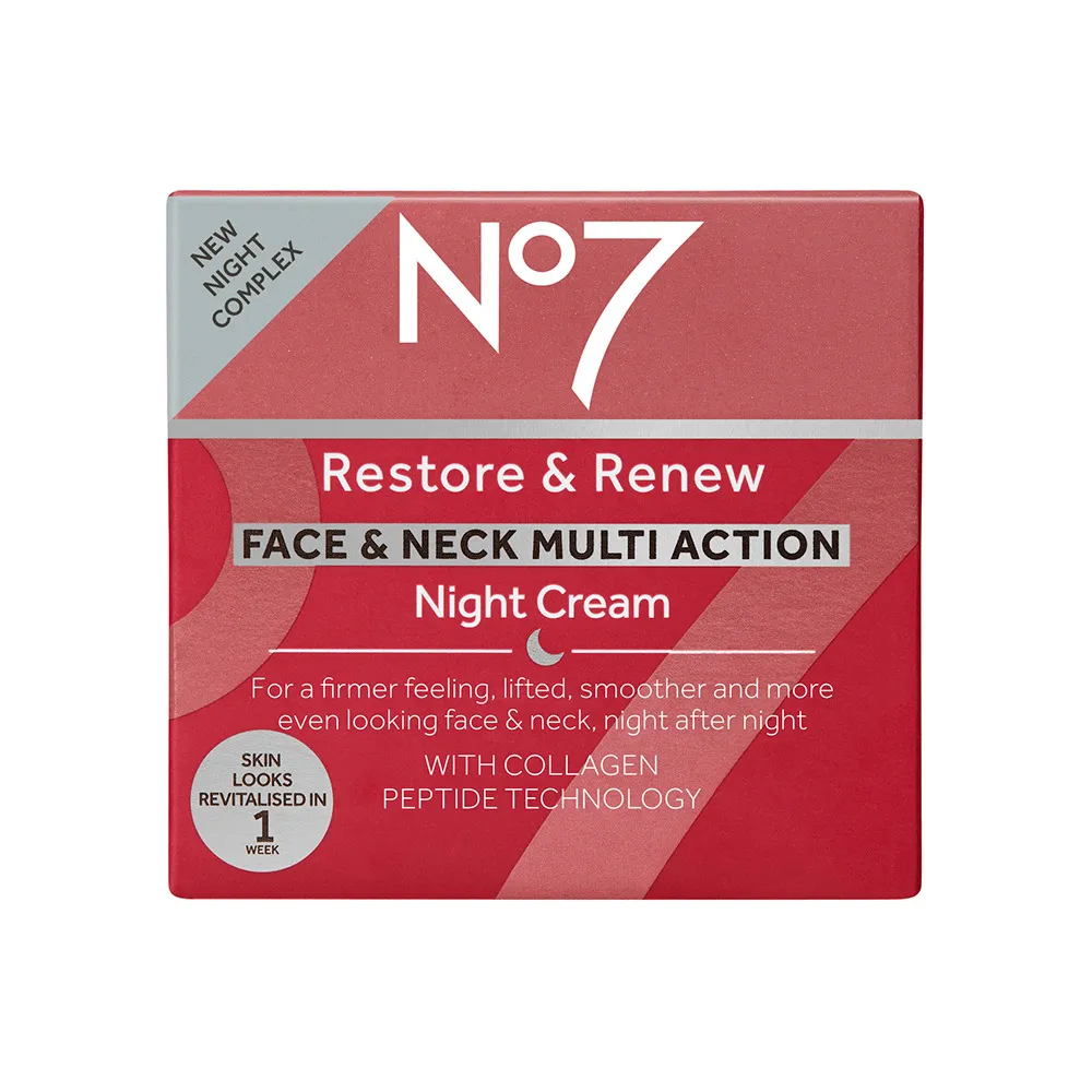 No7 Restore & Renew Multi Action Night Cream - 50 ml.