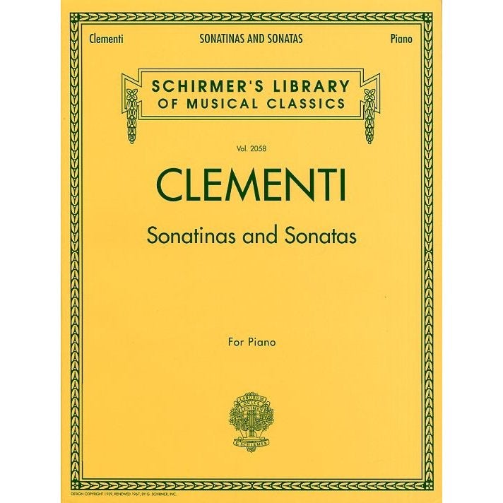 G. Schirmer - Muzio Clementi - Sonatinas And Sonatas
