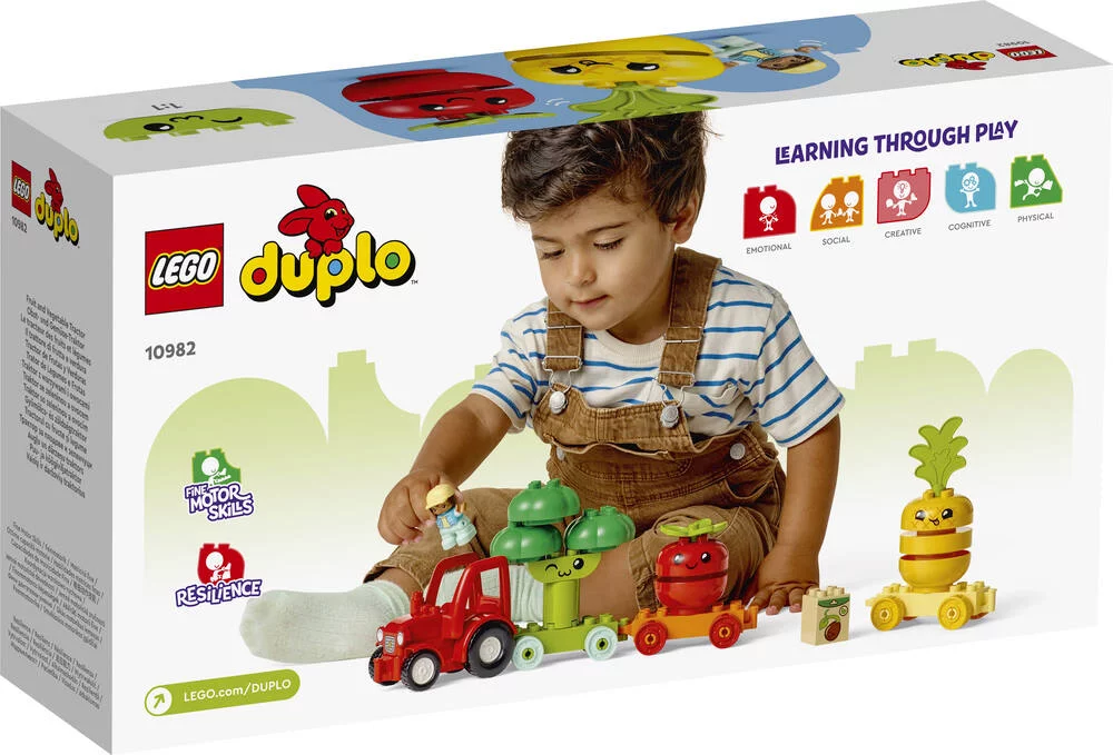 LEGO®DUPLO®MES 1ERS PAS 10982 - LE TRACTEUR DES FRUITS ET LEGUMES