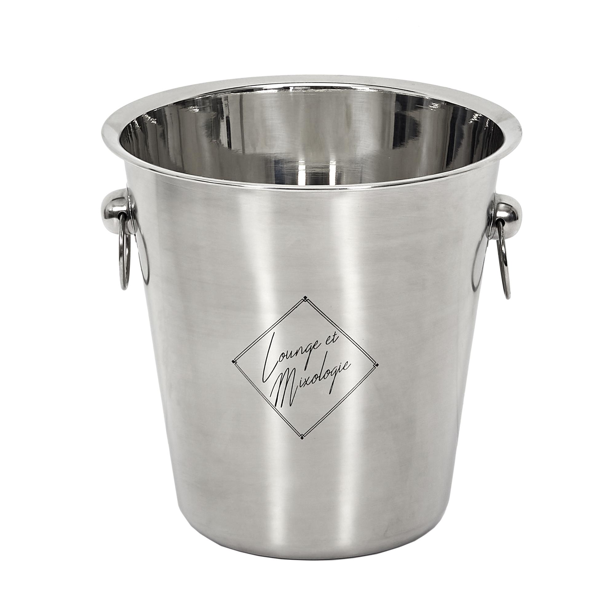 SEAU A CHAMPAGNE ACIER 22CM