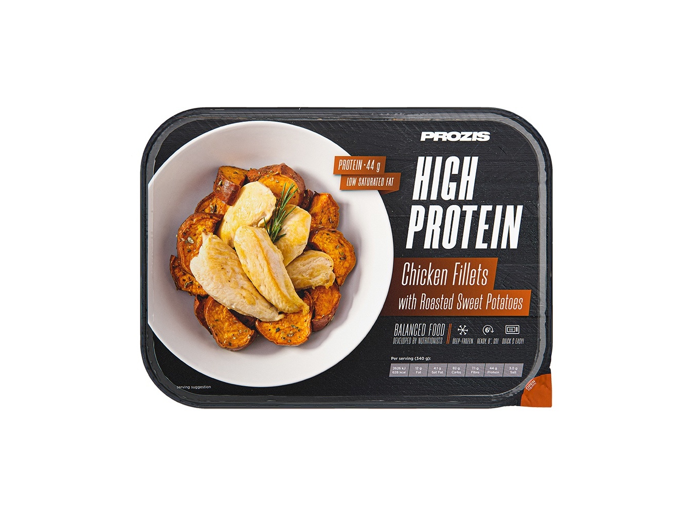 REFEIÇÃO PROTEICA PROZIS FRANGO COM BATATA DOCE 340G