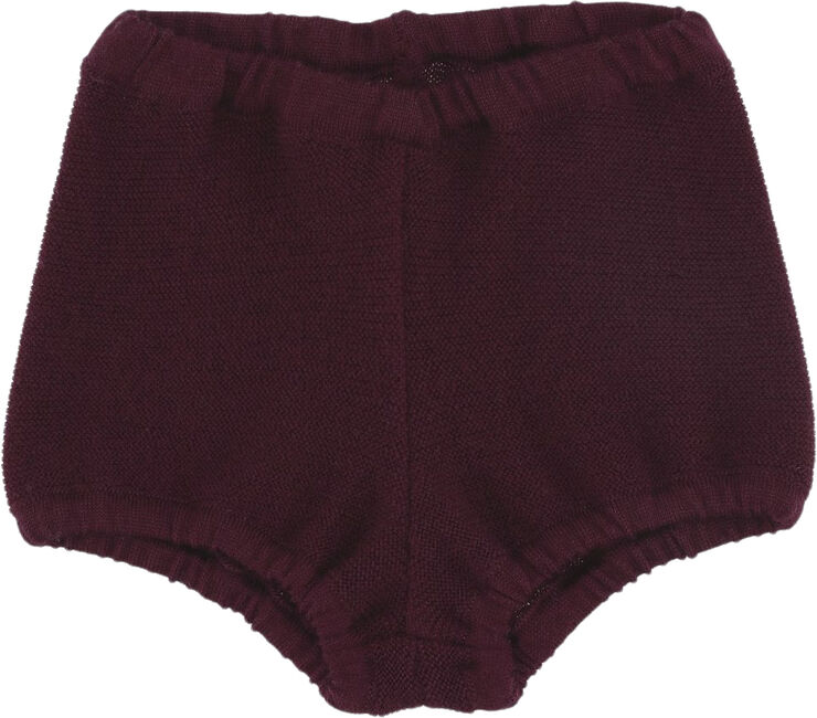 Konges Sløjd KRYSTAL WOOL KNIT BLOOMERS MAROON 56/62 Bloomers maroon
