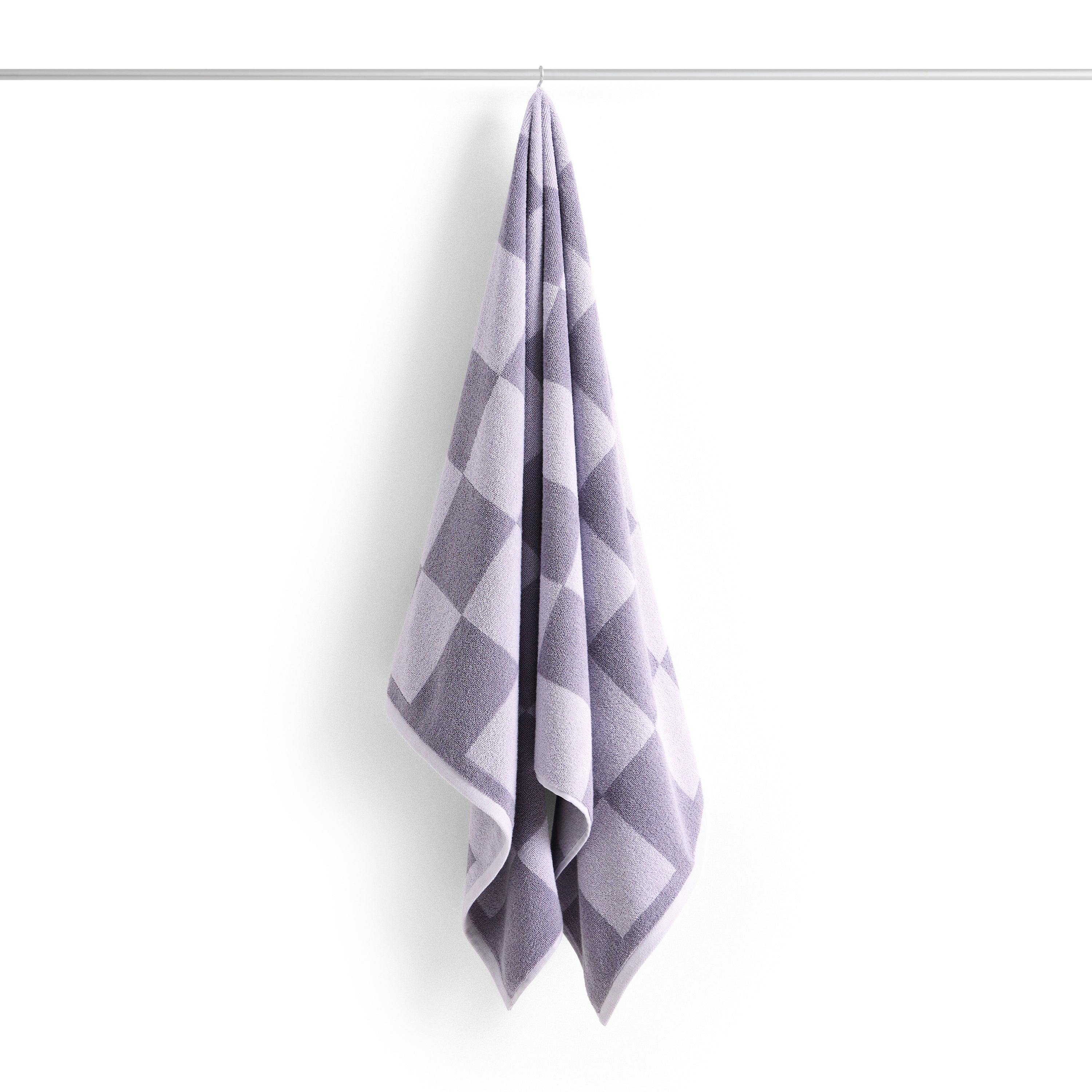HAY Check Handdoek - Lavendel