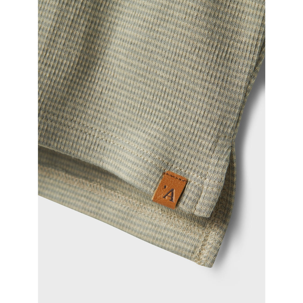 Køb Lil'Atelier Moss Gray Feng Slim T-Shirt