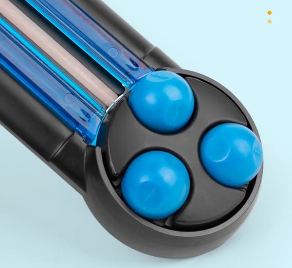 Bærbar papirtrimmer med blader for Straight Wave, stiplet for A4-papir Flerfarget