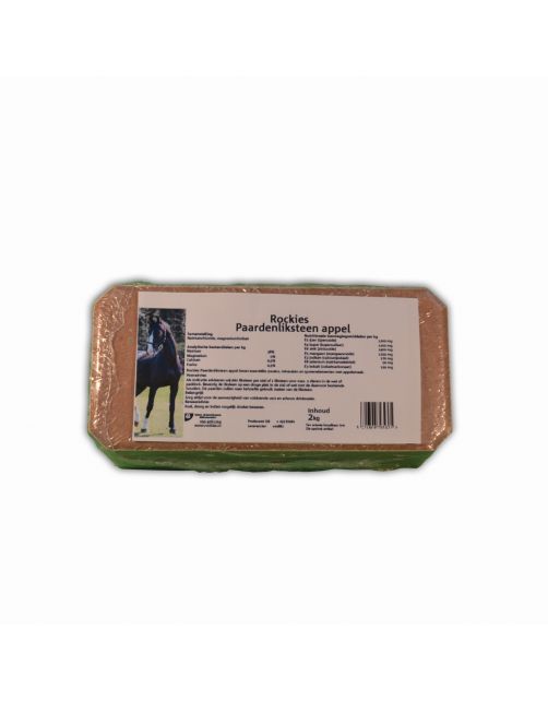 Rockies Liksteen Paard - Voedingssupplement - Appel 2 kg