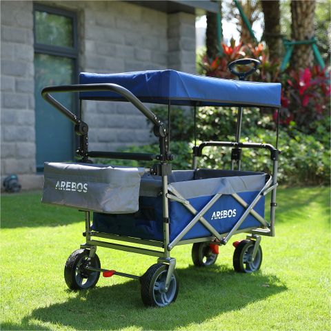 Bollerwagen mit Dach Premium