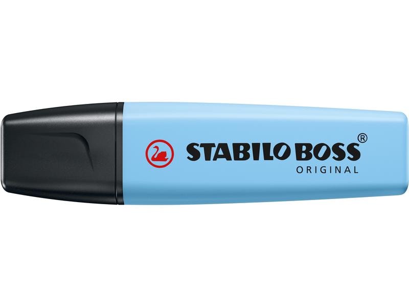 STABILO Textmarker BOSS Pastell Blau Textmarker in Pastell