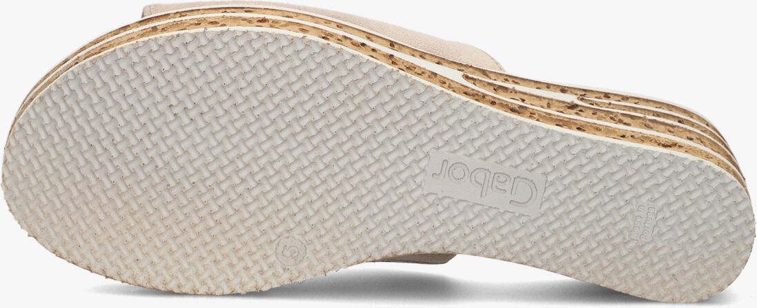 beige gabor slippers 650.1
