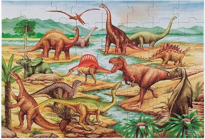 Melissa & Doug Puslespill Dinosaur 48 Biter