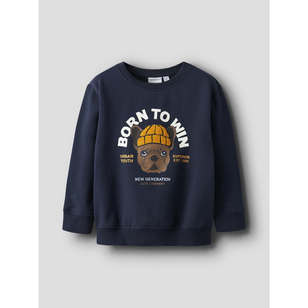 Køb Name It Navy Blazer Nmmriguna Ls Nreg Sweat Bru Box