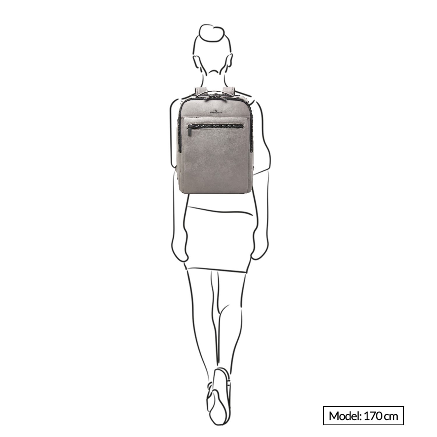 Castelijn & Beerens Nappa X Victor Rugzak 15.6'' + Tablet grijs