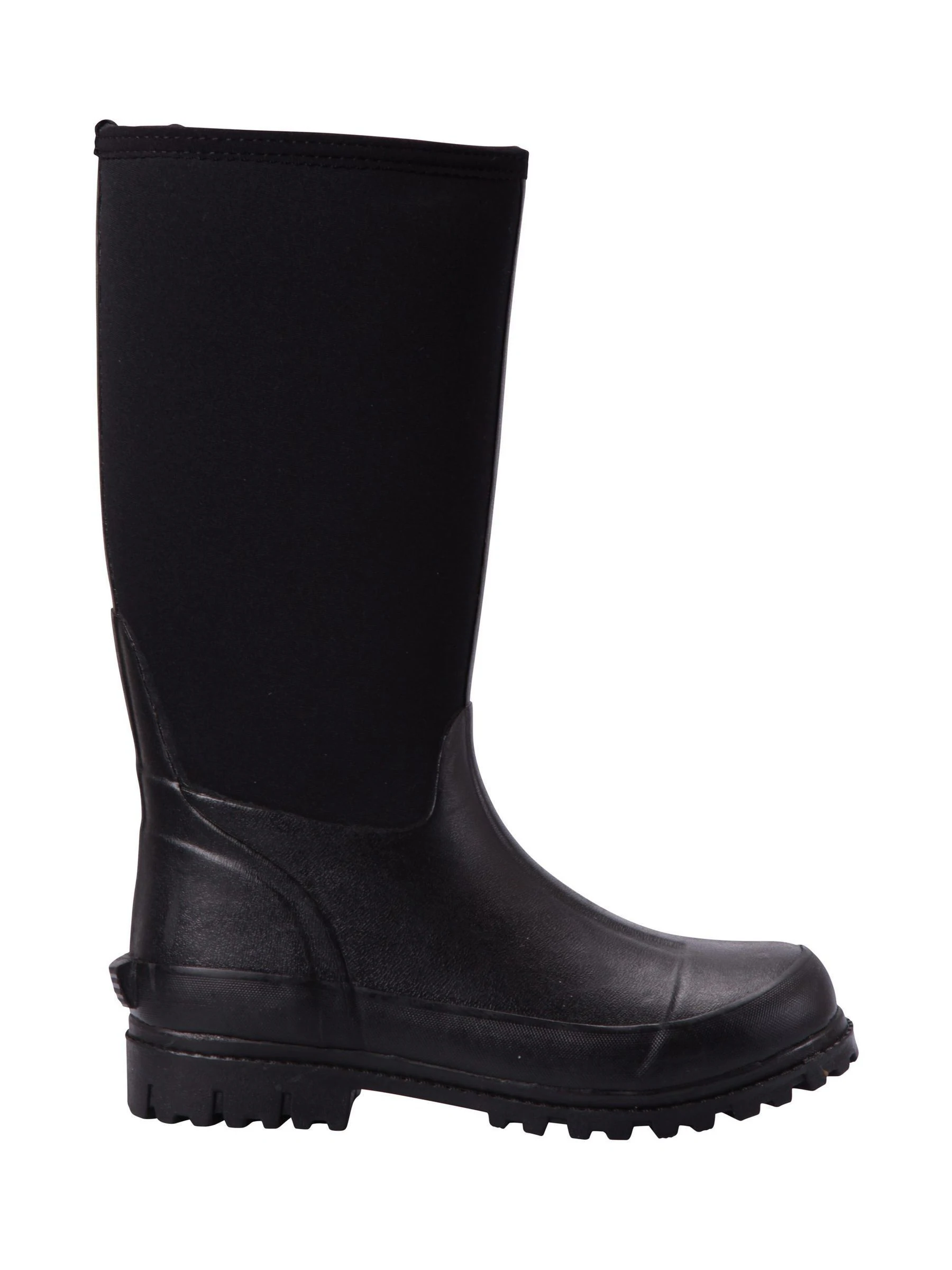 Zwart - Mountain Warehouse hoge waterbestendige Mucker laarzen met neopreen voor dames
