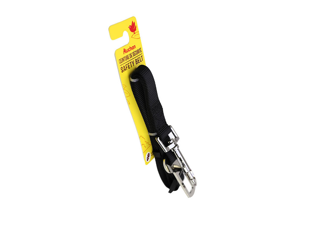 CINTO SEGURANÇA AUCHAN PRETO P/CARRO 45-70CM