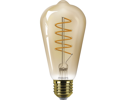 LED-lamp dimbaar ST64 goud E27/5,5W (25W) 250 lm 1800 K warm wit